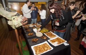 Un momento del catering.